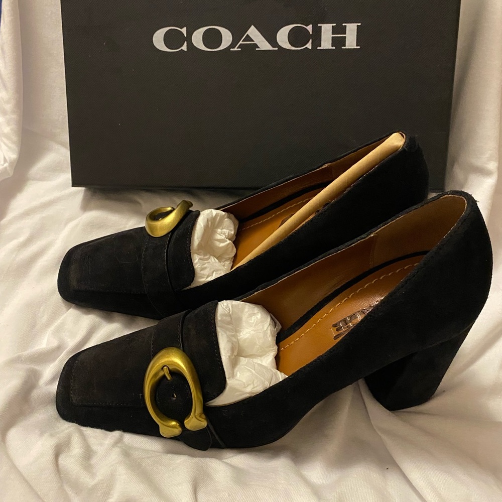 NWT NW COACH JADE 85 THICK HEELED PUMP